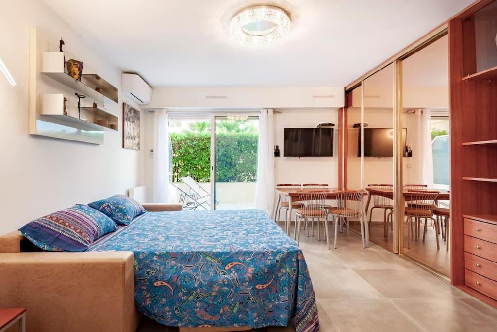 Superbe Studio Avec Terrasse En Front De Mer Mentona Zewnętrze zdjęcie