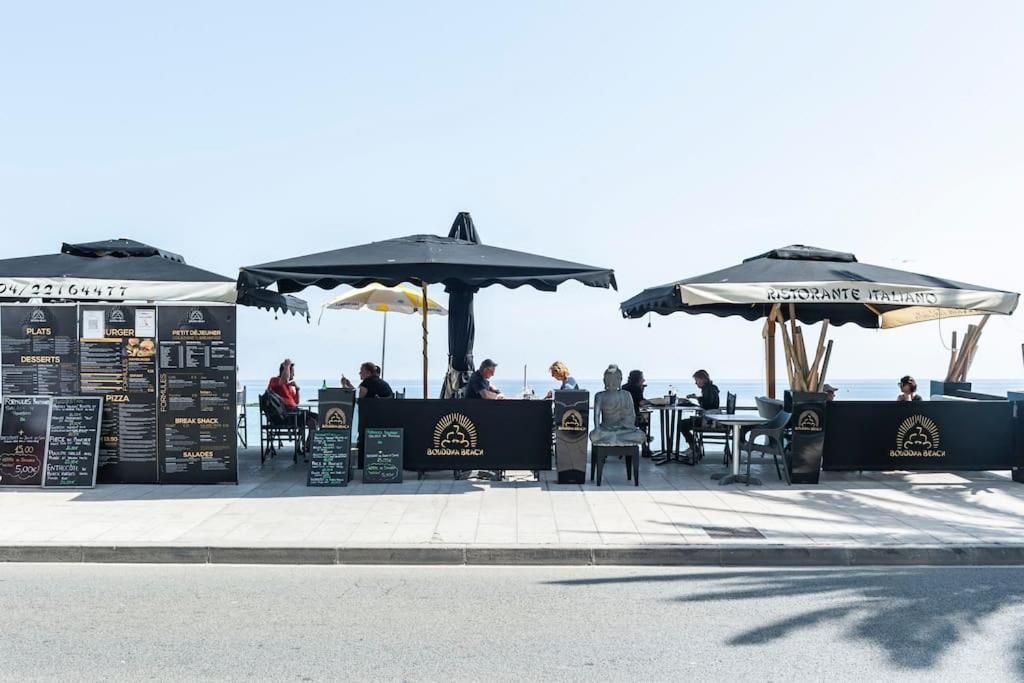 Superbe Studio Avec Terrasse En Front De Mer Mentona Zewnętrze zdjęcie
